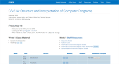 Desktop Screenshot of cs61a.org